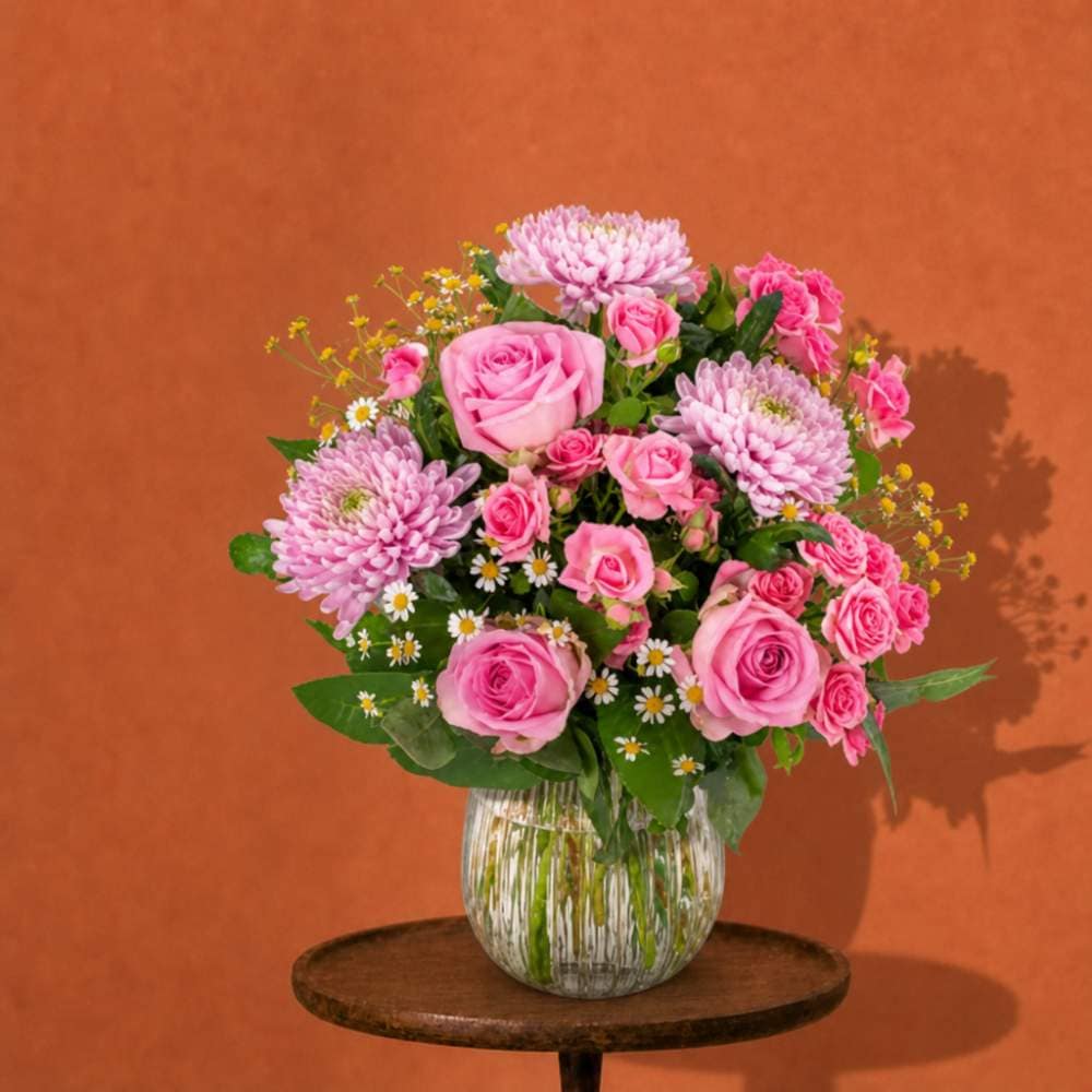 Boeket Roze Vreugde - Afbeelding 3