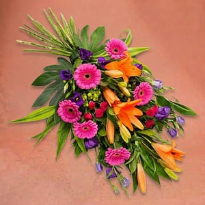 Rouwboeket Colorful Tribute
