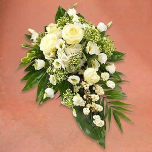 Funeral Bouquet Snowy Grace