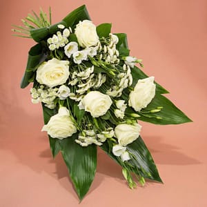 Funeral Bouquet White Elegance
