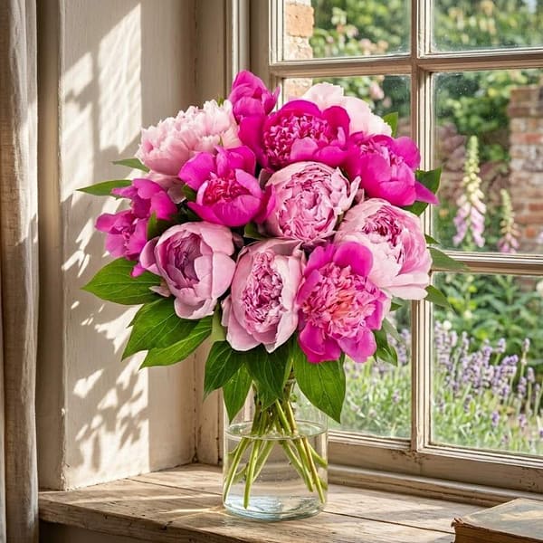 Roze Pioenrozen Mix