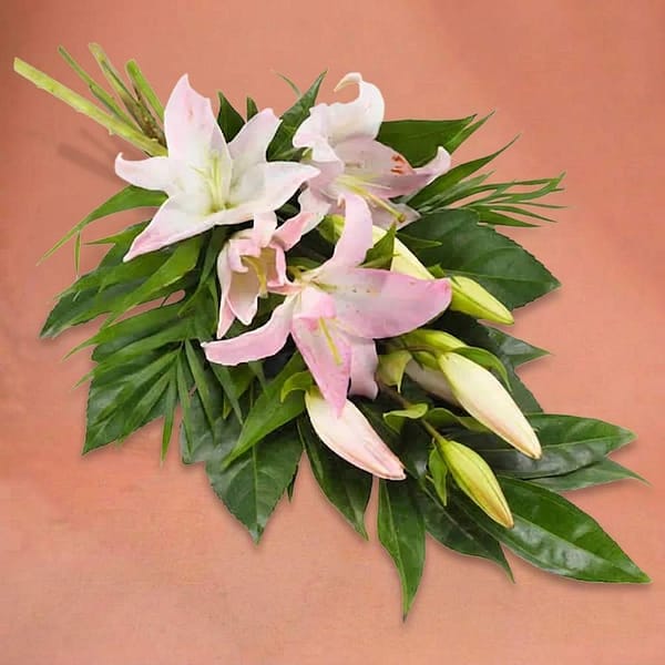 Rouwboeket Gentle Pink Lily