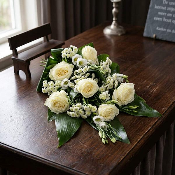 Funeral Bouquet White Elegance